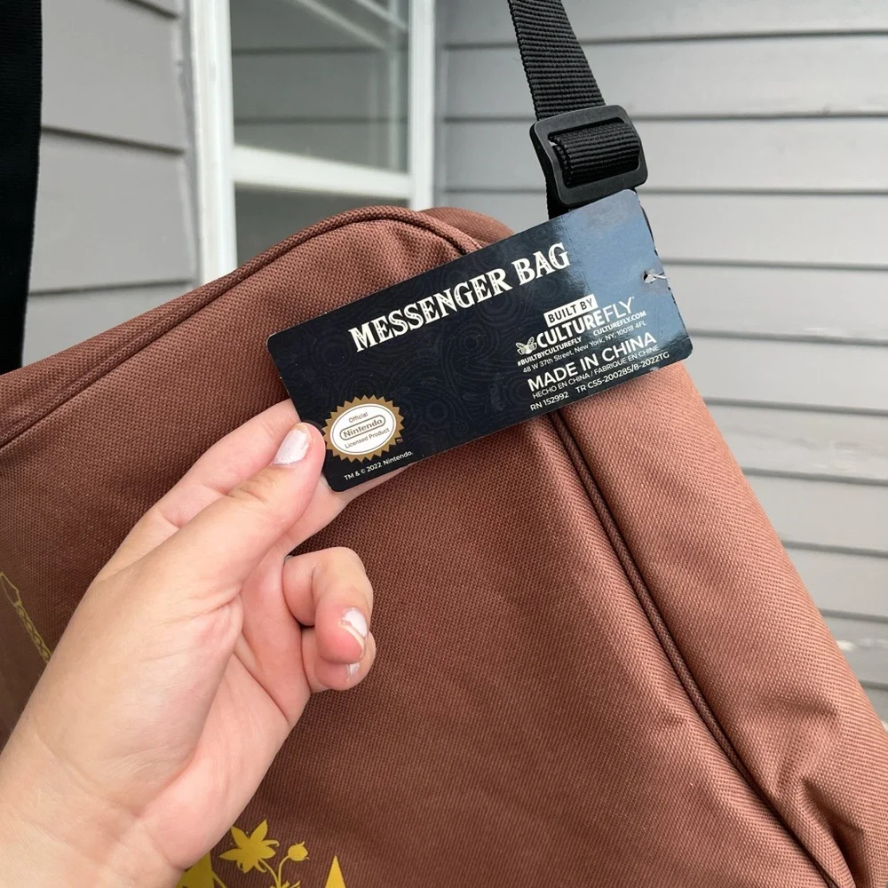 Zelda breath of the wild messenger bag